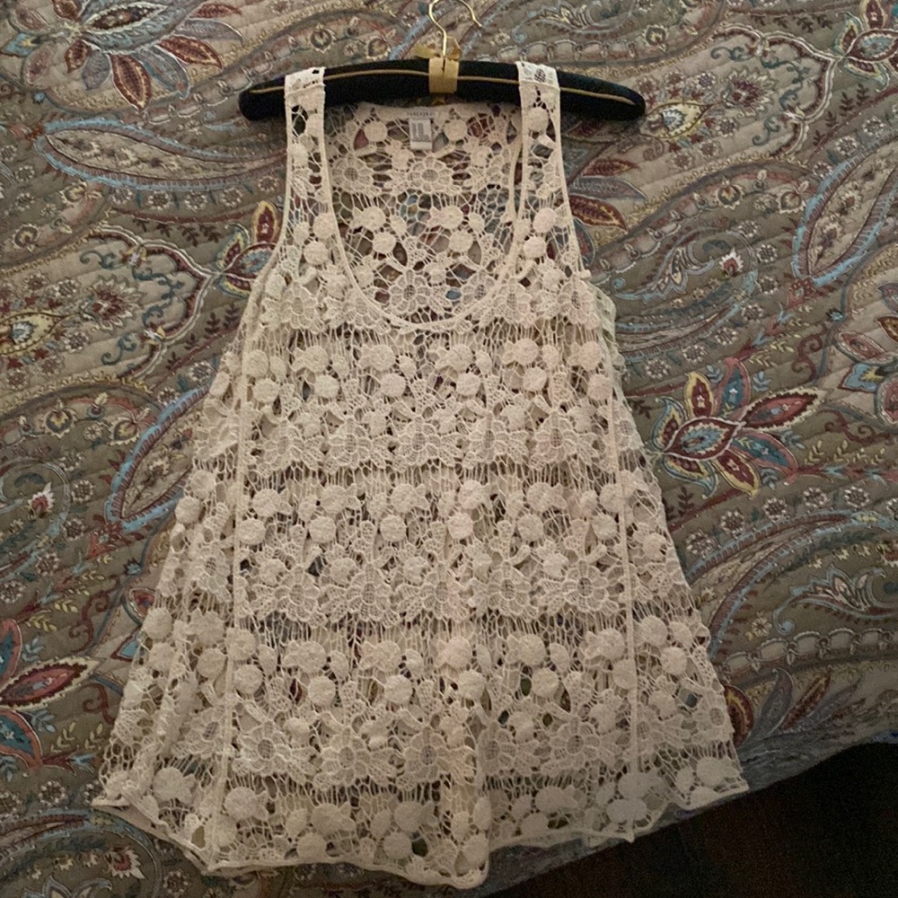 Crochet top!  Super cute!  Size S